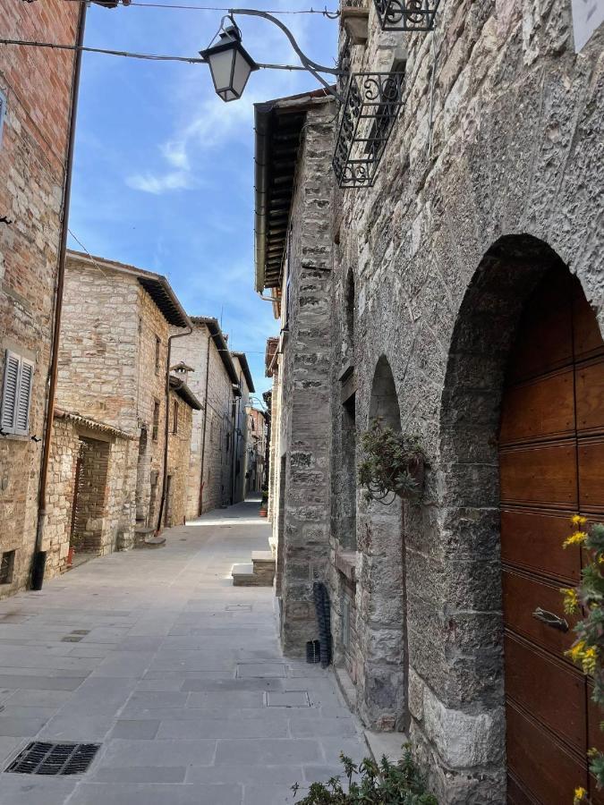 Casa La Rosa Apartment Gubbio Exterior foto