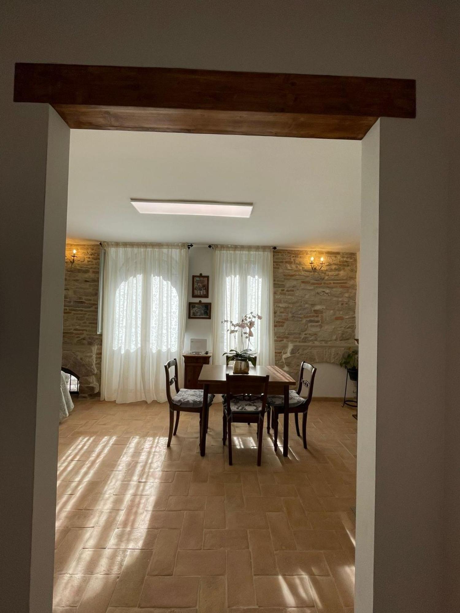 Casa La Rosa Apartment Gubbio Exterior foto